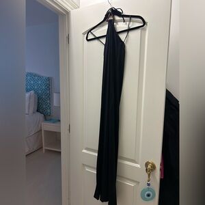 Malibu Black Halter-Neck Dress